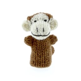 Finger puppet WOOL, monkey