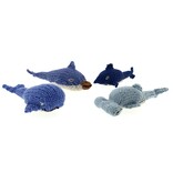 Vingerpop walvis, 100% schapenwol