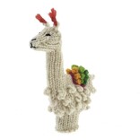 Finger puppet llama, 100% sheep's wool