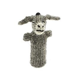 Finger puppet WOOL, donkey