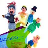 Finger puppets, human characters only