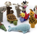Finger puppet per model, 100% sheep's wool