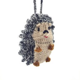 Hand knitted hedgehog