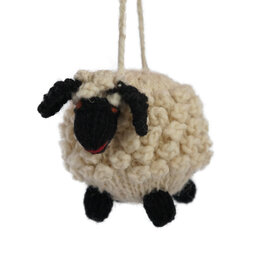 Gebreid schaap, schapenwol
