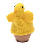 Egg-cosy yellow chick