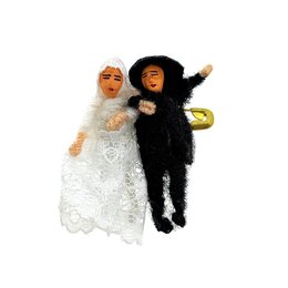 Brooch of Peruvian lucky couple