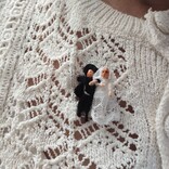 Brooch of Peruvian lucky couple
