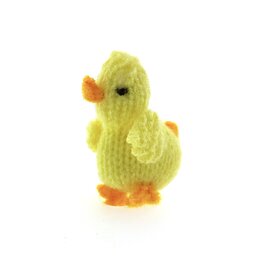 Hand knitted little chick