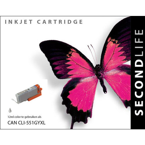 SecondLife Inkjets Canon CLI 551 Grey 12