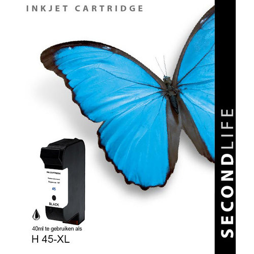 SecondLife Inkjets HP 45 XL Black 40