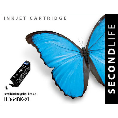 SecondLife Inkjets HP 364 XL Black OEM 20
