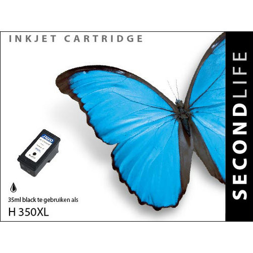 SecondLife Inkjets HP 350 XL Black 35