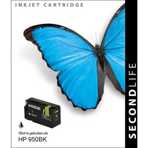 SecondLife Inkjets HP 950 XL Black 80