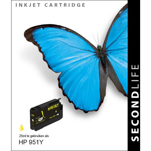 SecondLife Inkjets HP 951 XL Yellow 25