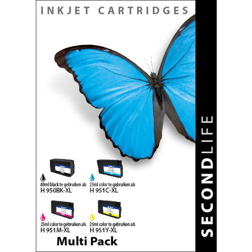 SecondLife Inkjets Multipack HP 950/951 XL serie 80+25*3