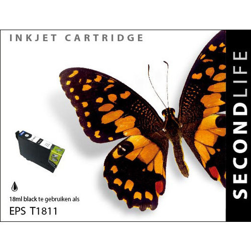 SecondLife Inkjets Epson 18 XL Black (T 1811) 18