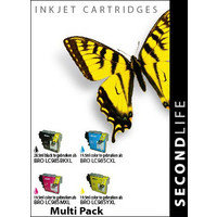 Multipack Brother 985 BK, C, M en Y 28.5/19.5*3