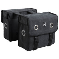 Canvas Dubbele Tas 30L Zwart 30L