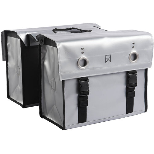 Willex Dubbele Bisonyl Tas 52L Zilver 52 liter Willex Dubbele Bisonyl Tas 52L Zilver 52 liter