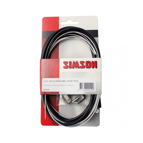 Simson SIMSON Shim. Nexus Remkabel zwart RVS