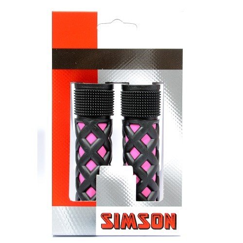 Simson SIMSON handvatten kinder roze-zwart