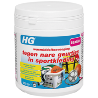 HG wasmiddeltoevoeging tegen nare geurtjes in sportkleding