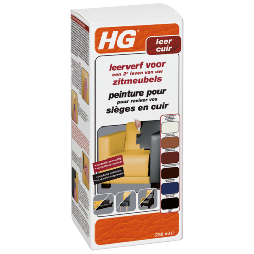 HG HG leerverf voor zitmeubels crème wit HG HG leerverf voor zitmeubels crème wit