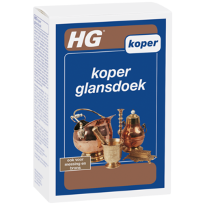 HG HG KOPER/ZILVER  glansdoek