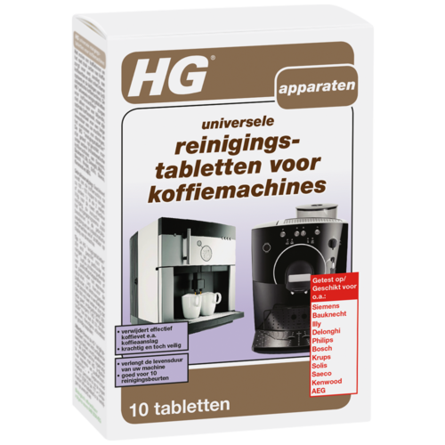 HG HG universele reinigingstabletten voor koffiemachines