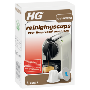 HG HG reinigingscups voor Nespresso® machines