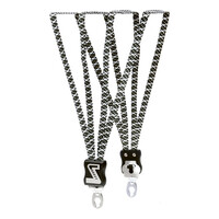 SIMSON snelbinder zwart-wit melee, extra lang