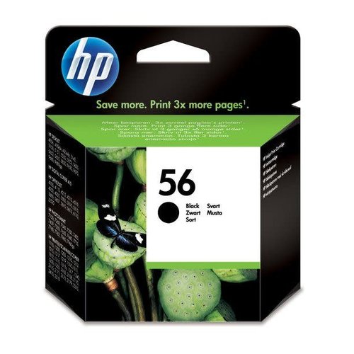 HP Hewlett-Packard HP No. 56 Zwart 19ml (Origineel)