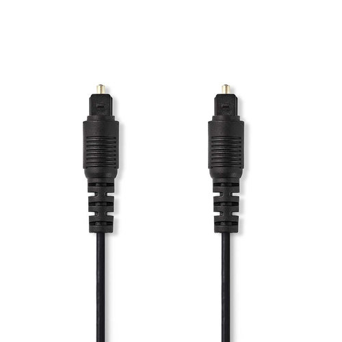 nedis Optische Audiokabel / TosLink Male - TosLink Male / 2,0 m / Zwart