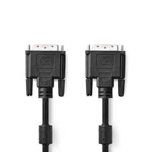 nedis DVI-Kabel / DVI-D 24+1-Pins Male - DVI-D 24+1-Pins Male / 2,0 m / Zwart