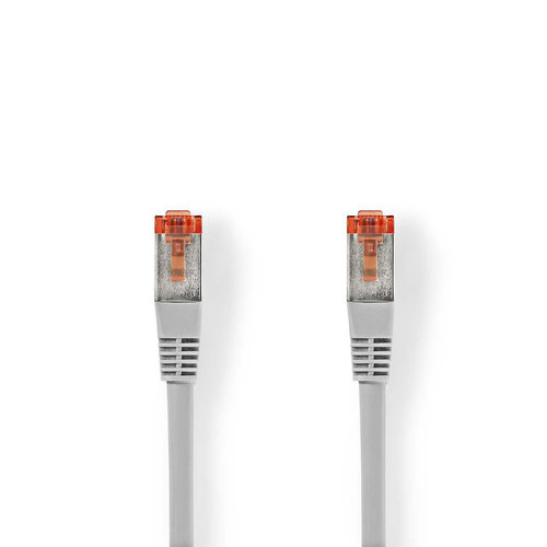 nedis CAT6 S/FTP-Netwerkkabel / RJ45 (8P8C) Male - RJ45 (8P8C) Male / 10 m / Grijs