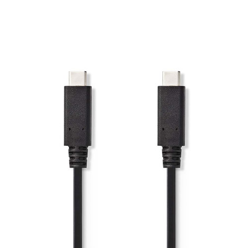 nedis USB 3.1-Kabel (Gen2) / Type-C  Male - Type-C  Male / 1,0 m / Zwart