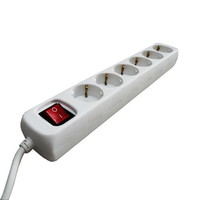 TCD 6V + RA  3 meter 3x1.0mm2 wit + schakelaar