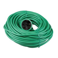 Verlengsnoer 20 meter 2x1mm H05VV-F groen