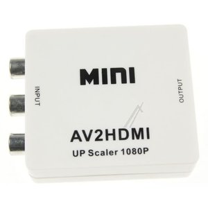 com HDMI-CONVERTER, AV-CINCH NAAR HDMI, ZWART UITV AV2HDMI com HDMI-CONVERTER, AV-CINCH NAAR HDMI, ZWART UITV AV2HDMI