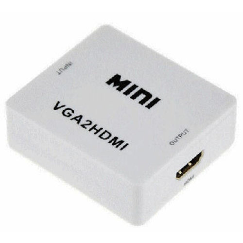 com VGA+Audio NAAR HDMI CONVERTER Incl. USB Voeding