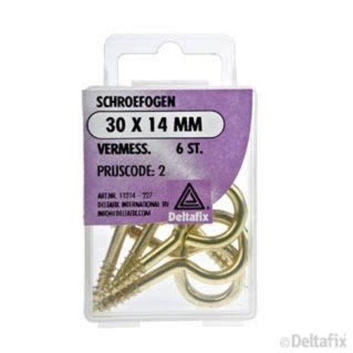 Deltafix schroefogen vermess. 6 st. Deltafix schroefogen vermess. 6 st.