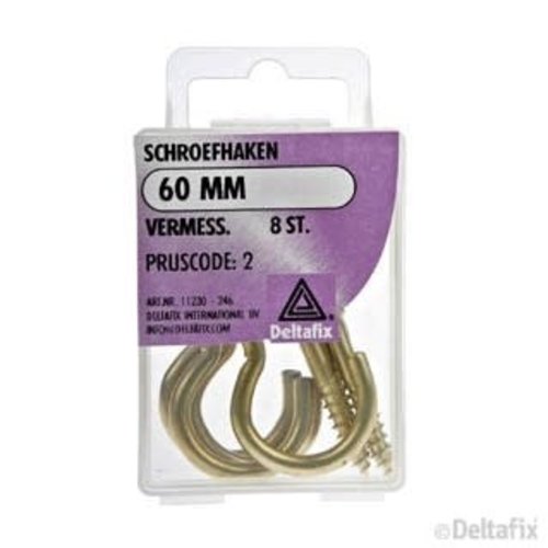 Deltafix schroefhaken vermess. 8 st. Deltafix schroefhaken vermess. 8 st.