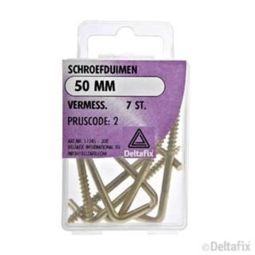 Deltafix schroefduimen vermess. 7 st. Deltafix schroefduimen vermess. 7 st.