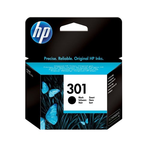 HP Hewlett-Packard HP No.301 Zwart 3ml (Origineel)