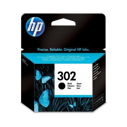 HP Hewlett-Packard HP No.302 Zwart 3,5ml F6U66AE