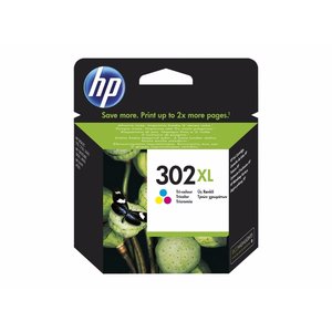 HP Hewlett-Packard HP No.302XL Kleur 8ml F6U67AE