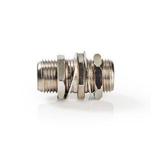 nedis Satelliet- en Antenne-Adapter / F Female - F Female / Metaal nedis Satelliet- en Antenne-Adapter / F Female - F Female / Metaal