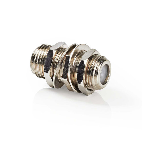 nedis Satelliet- en Antenne-Adapter / F Female - F Female / Metaal nedis Satelliet- en Antenne-Adapter / F Female - F Female / Metaal