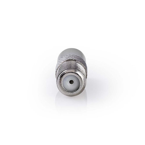 nedis Satelliet- en Antenne-Adapter / Coax Male - F Female / Metaal nedis Satelliet- en Antenne-Adapter / Coax Male - F Female / Metaal