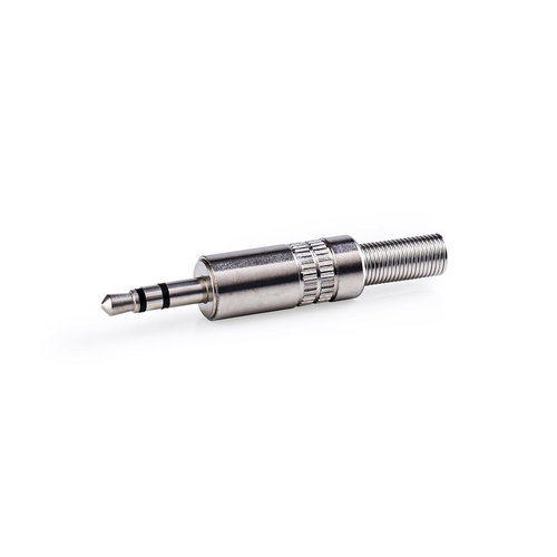 nedis Jack-stereoconnector / 3,5 mm male Metaal